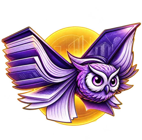 Expert AI owl artwork